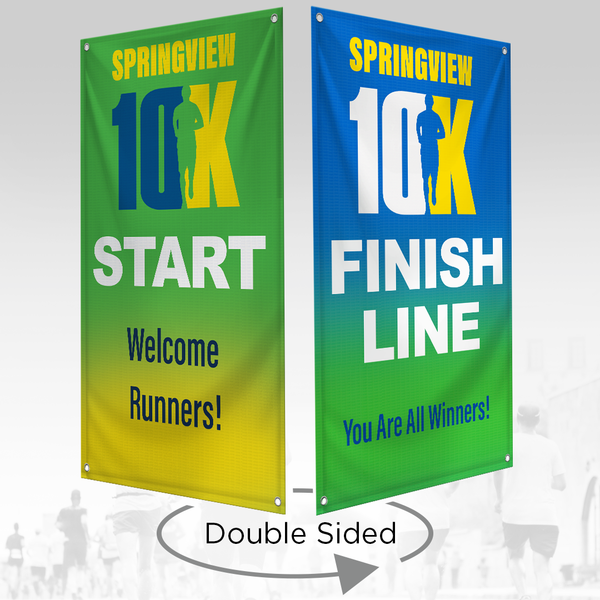 18OZ Double Sided Blockout Banner