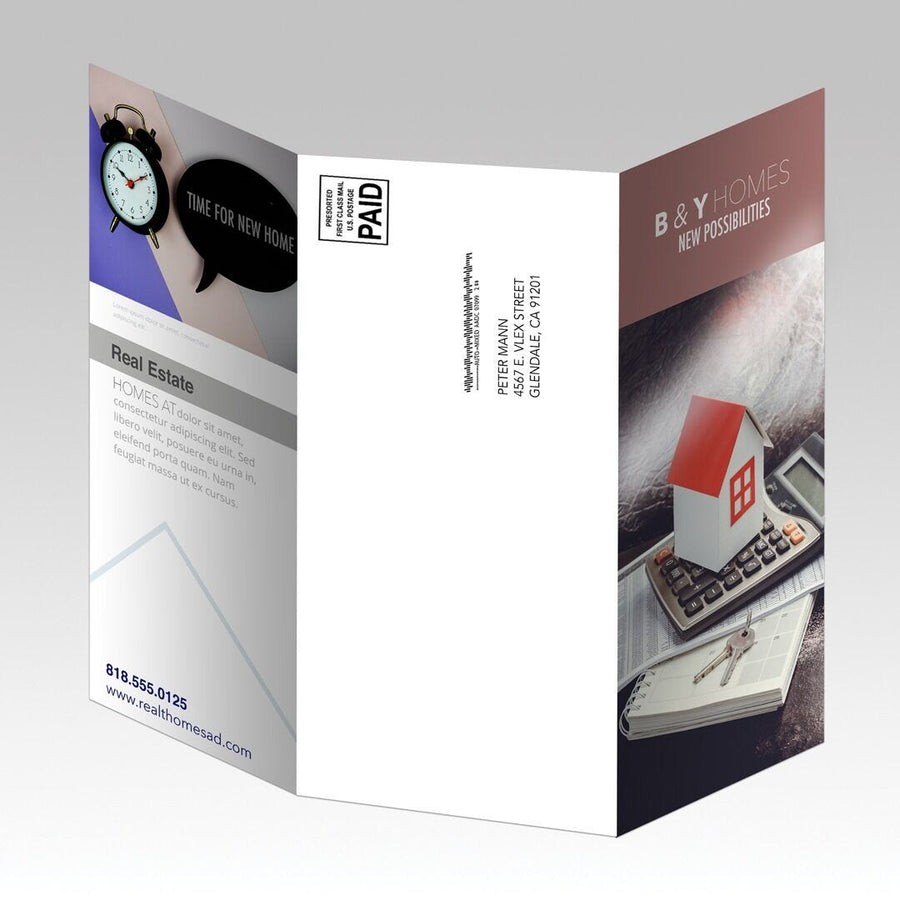 Direct Mail Flyers Brochures Coated
