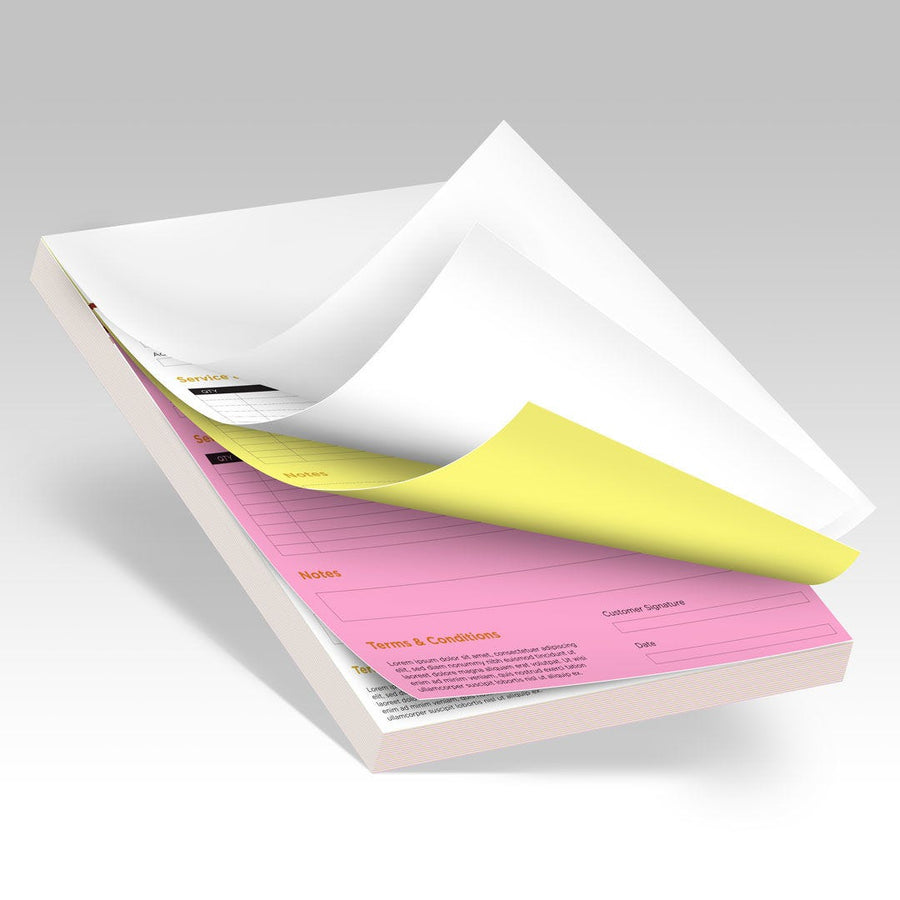 3 Part Form Pads w Wraparound Cover