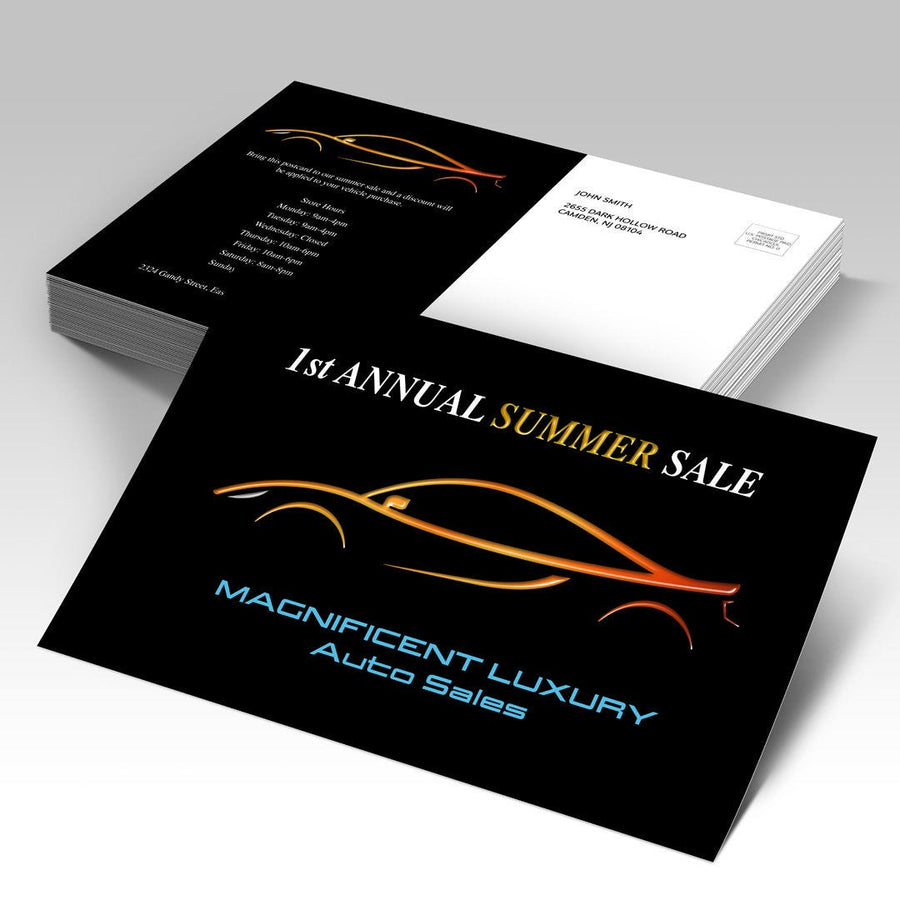 Raised Spot Uv Postcards