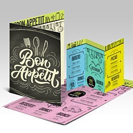 Natural Menus — Soft-Touch Laminate